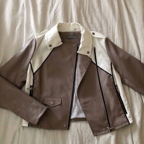 Faux Leather Jacket 🤍 - Picture 4 of 5